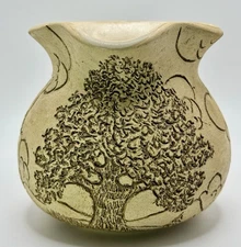 Vermont Roman Hand Thrown Studio Art Pottery Small Pitcher Vintage