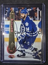 Jamie Macoun 1995 Pinnacle Autographed #297 Maple Leafs IP Auto Hockey Card