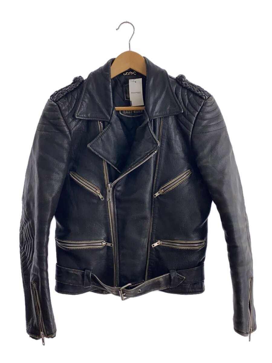 Double Riders Jacket/-/Cowhide/Blk// 3476