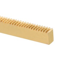 Brass Gear Rack 0.5 Module 100x8x5mm Heavy Duty Straight Linear Spur Rack