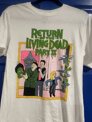 Return of the Living Dead horror movie vintage white t-shirt QT2491