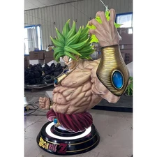 LIFE SIZE Broly 1/1 Scale Dragon Ball Z GT Legendary Super Saiyan Resin Statue