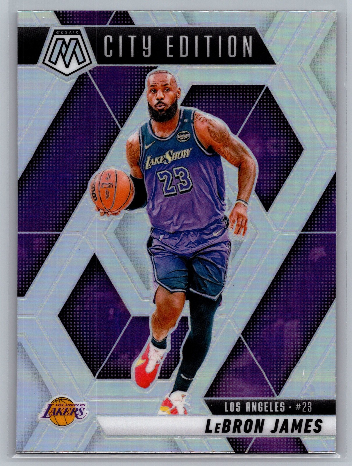 2024-25 Panini Mosaic #286 LeBron James Silver