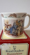 Bunnykins Mug Christening baby gift boxed vintage 