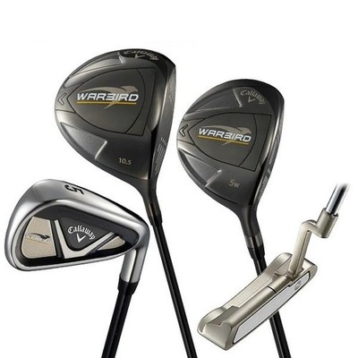 Callaway Warbird 10p Clubs Set DR/5W/5-SW/PT R-Flex Graphite Shaft