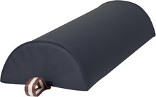 Master Massage 6"X26" Large Half round Bolster Pillow   Black, Semi-Round Cushio