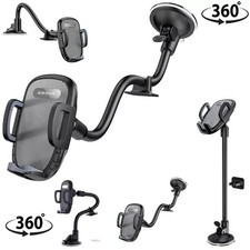 360° Car Universal Mobile Phone Holder Black Dashboard Suction Mount Windscreen