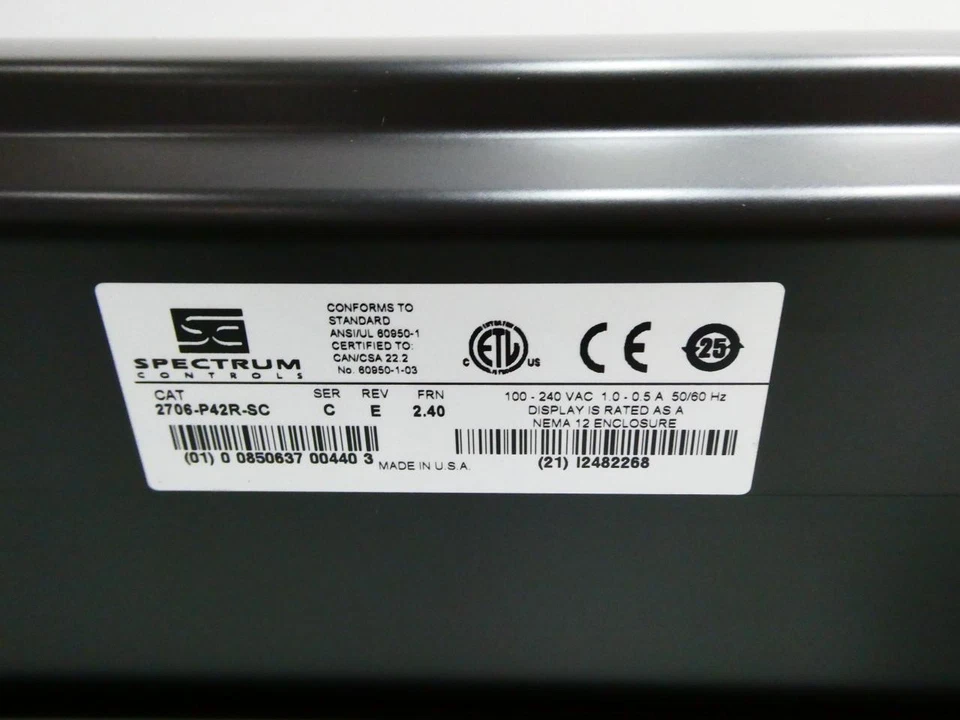Spectrum 2706-P42R-SC Message Display Ser C 100-240v-ac - Image 4 of 4