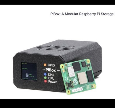 KubeSail PiBox Raspberry Pi CM4 Dual SATA NAS Server -TESTED - SEE DESCRIPTION