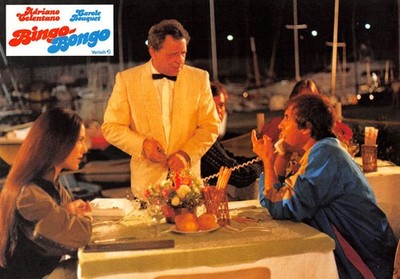 Bingo-Bongo ORIGINAL Aushangfoto Adriano Celentano / Carole Bouquet /F. Andreasi