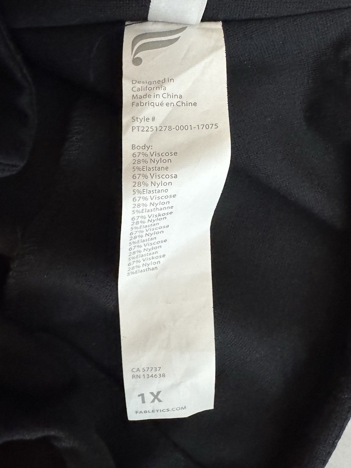 Fabletics Ponte Skinny Zip Split Pant Womens Size… - image 11