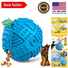 Dog Chew Puzzle Ball - Nearly Indestructible Treat Dispenser for Engaging Play