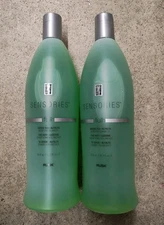 Lot Of 2 Rusk Sensories Full Green Tea + Alfalfa Bodifying Shampoo 35 oz Each
