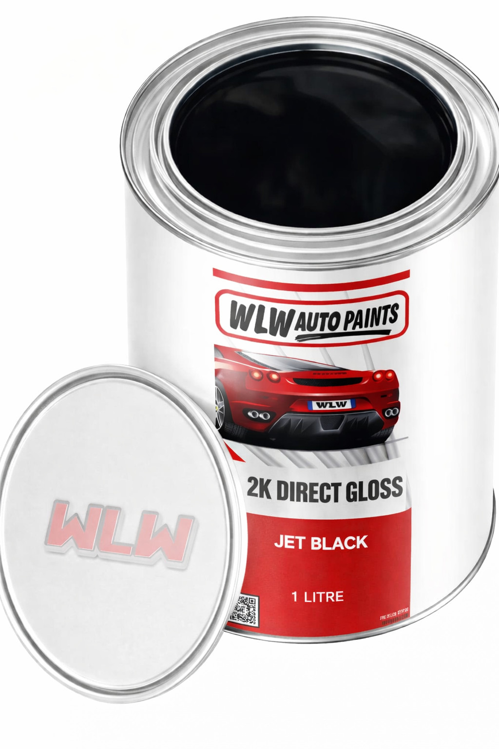 2K Jet Black Direct Gloss Acrylic Paint