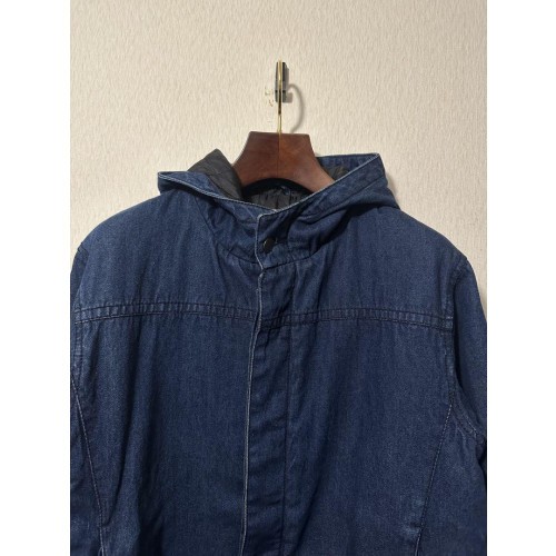 Comme des Garçons Denim Hooded Jacket | eBay