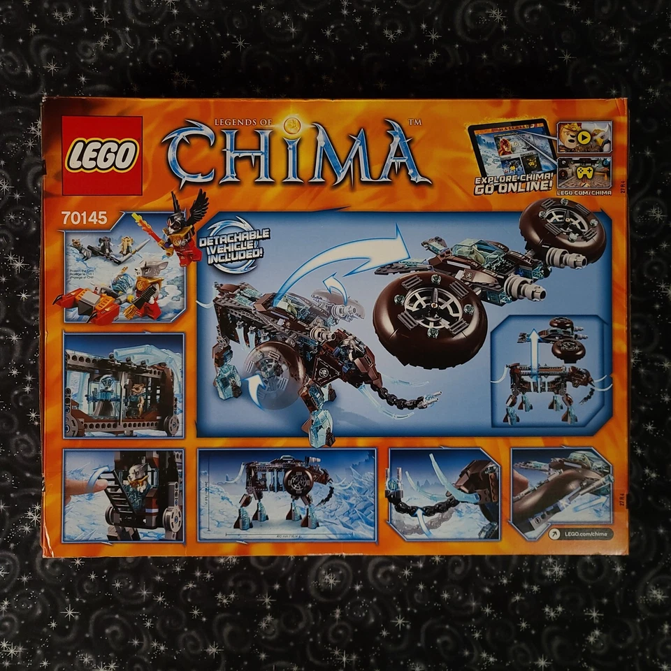 LEGO Legends of Chima: Muala's Ice Mammoth Stomper 70145 New Sealed Retired - Image 2 of 4