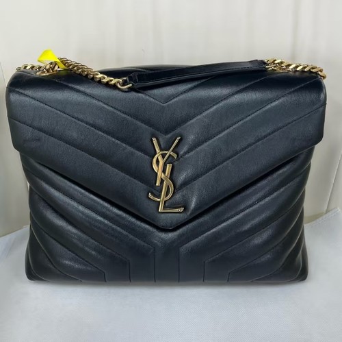 NEW Authentic YSL LOULOU MEDIUM IN QUILTED LEATHER HANDBAG
