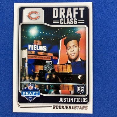 Justin Fields 2021 Panini Rookies & Stars Draft Class #9 Chicago Bears