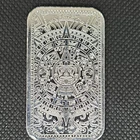 1 oz .999 Fine Silver Aztec Calendar Silver Bar bullion