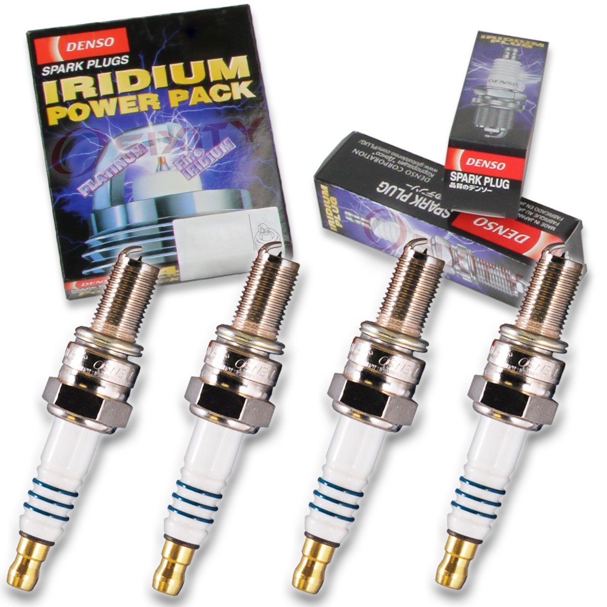 4 pc Denso Iridium Power Spark Plug for Yamaha FZS1000 FZ1 2006-2010 Tune Up be