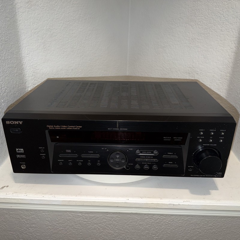 Sony STR-DE485 - 5.1 Ch AV Home Theater Surround Sound Receiver No Remote. Video