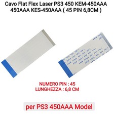 Cavo Flat Flex Laser PS3 450 KEM-450AAA 450AAA KES-450AAA ( 45 PIN 6,8CM )
