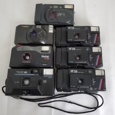 Lot Of 7 Vintage Film Cameras PARTS OR REPAIR ONLY