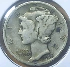 1936-D Mercury Dime VG+
