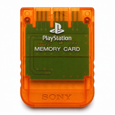 初代 プレステ Memory Card Sony Playstation 1 PS1 Official OEM 15 Block Memory Card Import