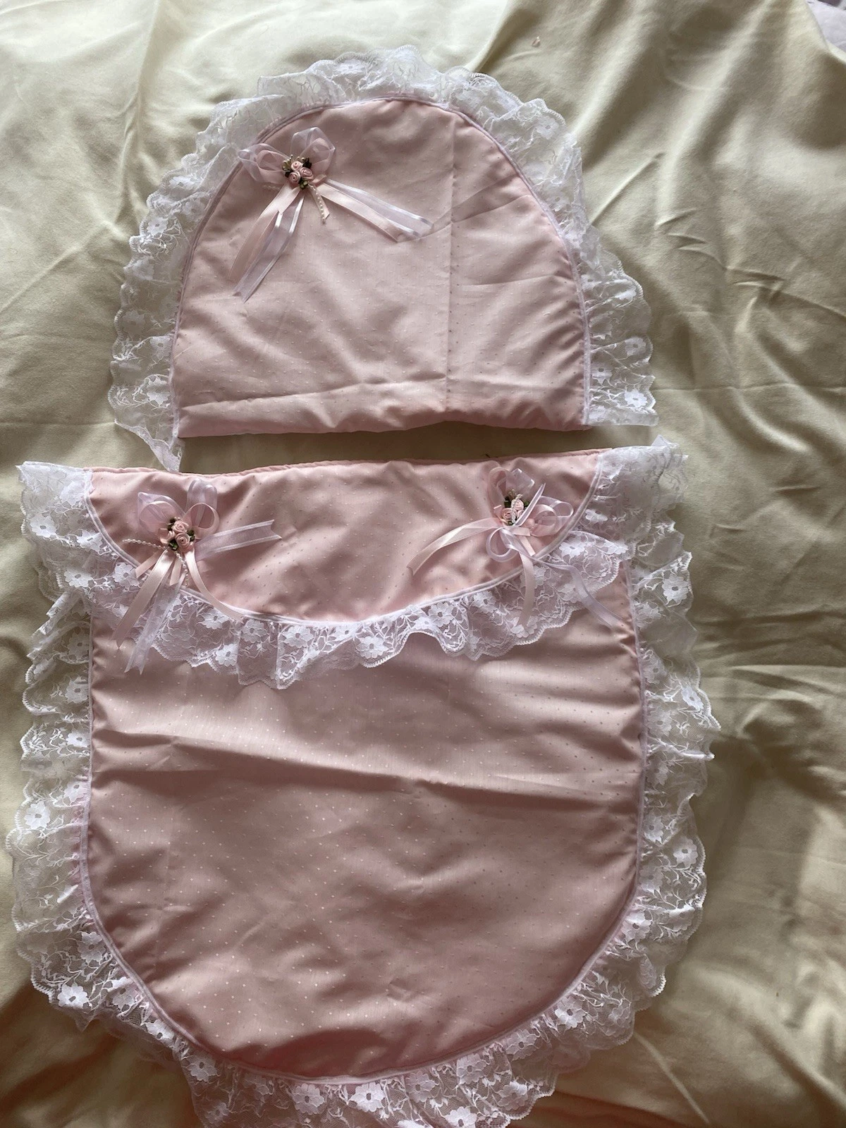 Handmade Pink Pram Set - L@@K