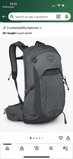 Osprey Talon 36L Backpack M/L  Black Gray Air...