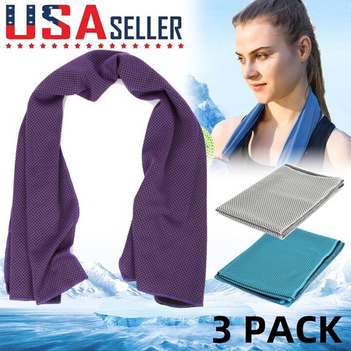 NirvanaShape Set Di 2 Asciugamani Microfibra Con Effetto Rinfrescante Istantaneo| Asciugamano - Foto 12