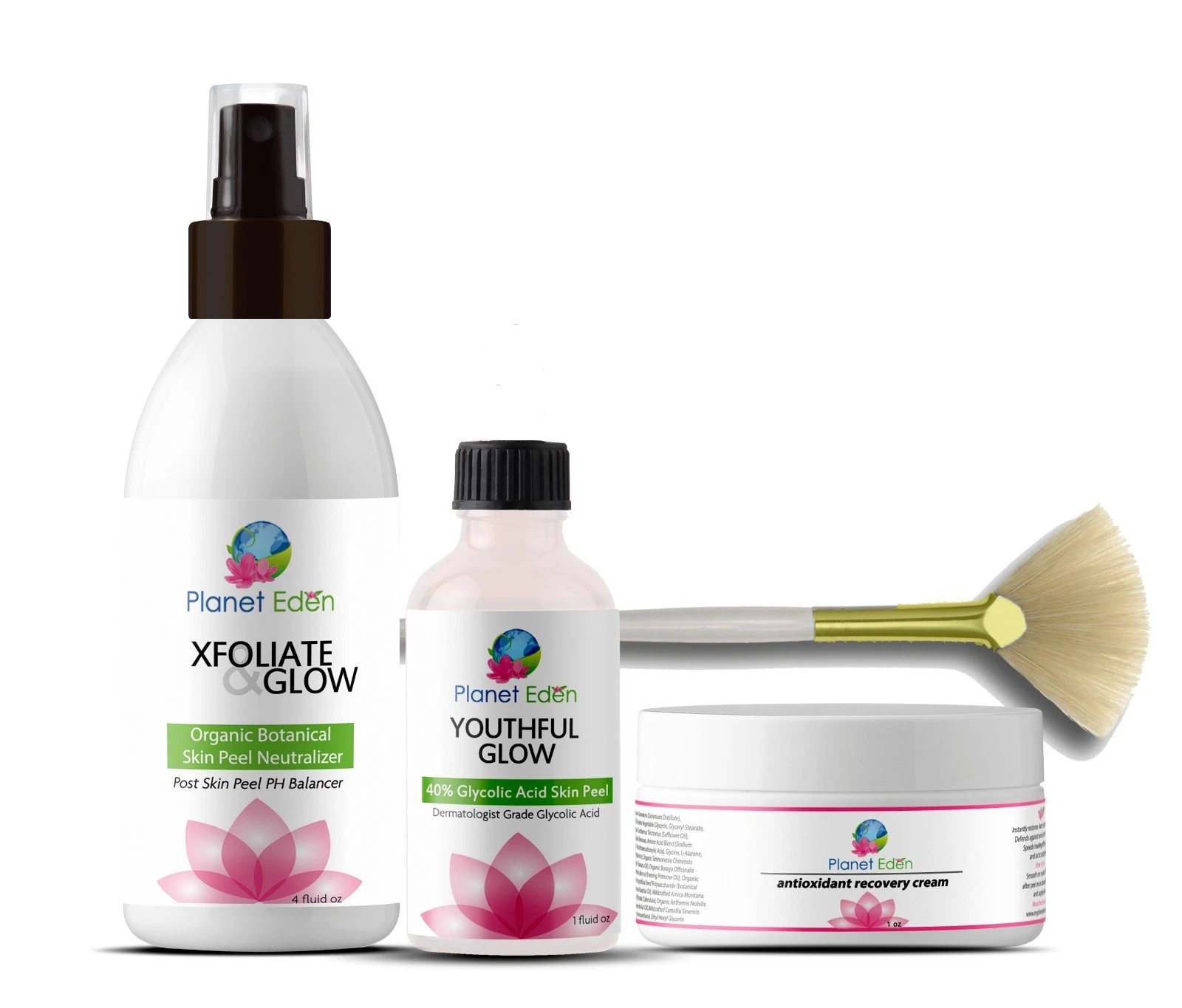 Glycolic Acid Chemical Skin Peel Kit + Peel Neutralizer + Recovery Cream + BRUSH
Opens in a new wind