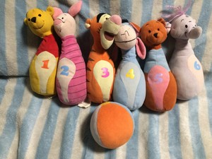 plush bowling set