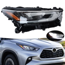 Right Side Halogen Front Headlight Headlamp For Toyota Highlander 2020 2021 2022