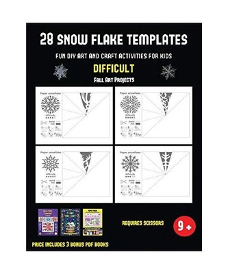 Fall Art Projects (28 snowflake templates - Fun DIY art and craft activities for
