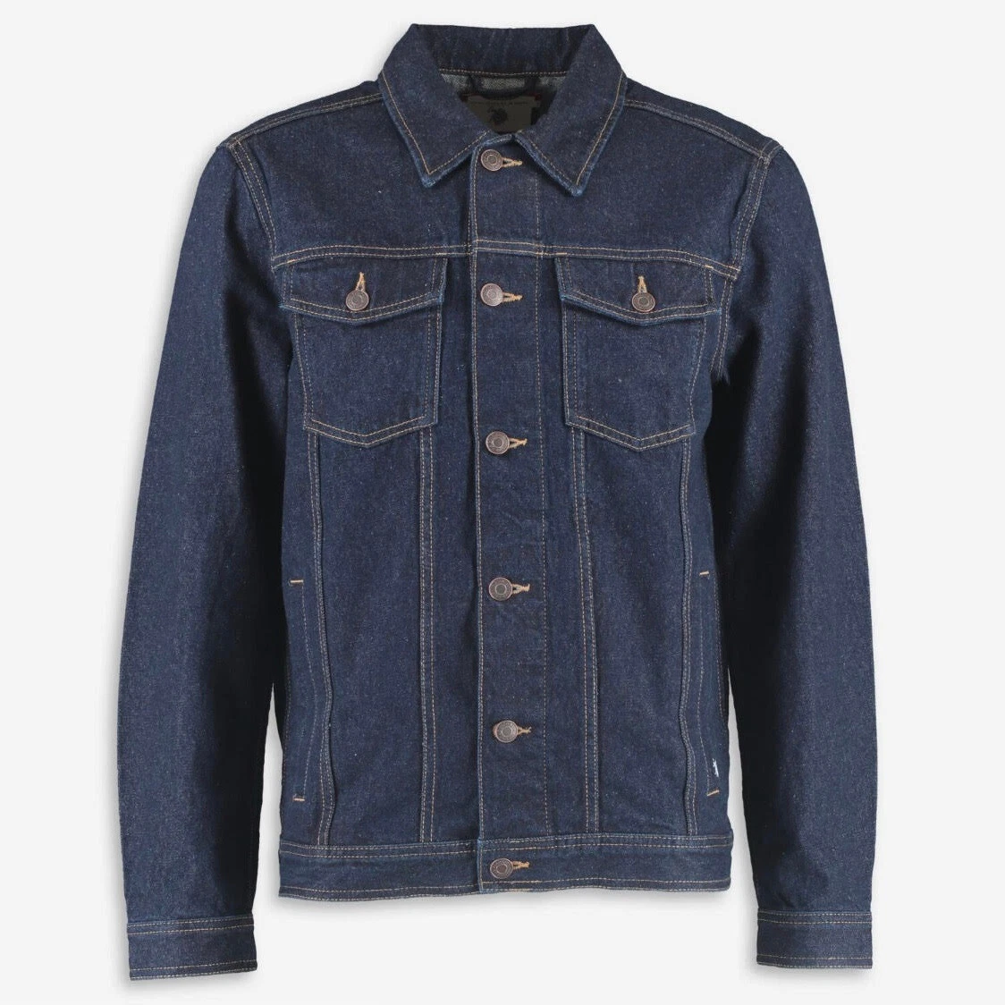 US POLO ASSN, MENS BLUE DENIM / JEANS JACKET, SIZE S, NEW WITH TAGS