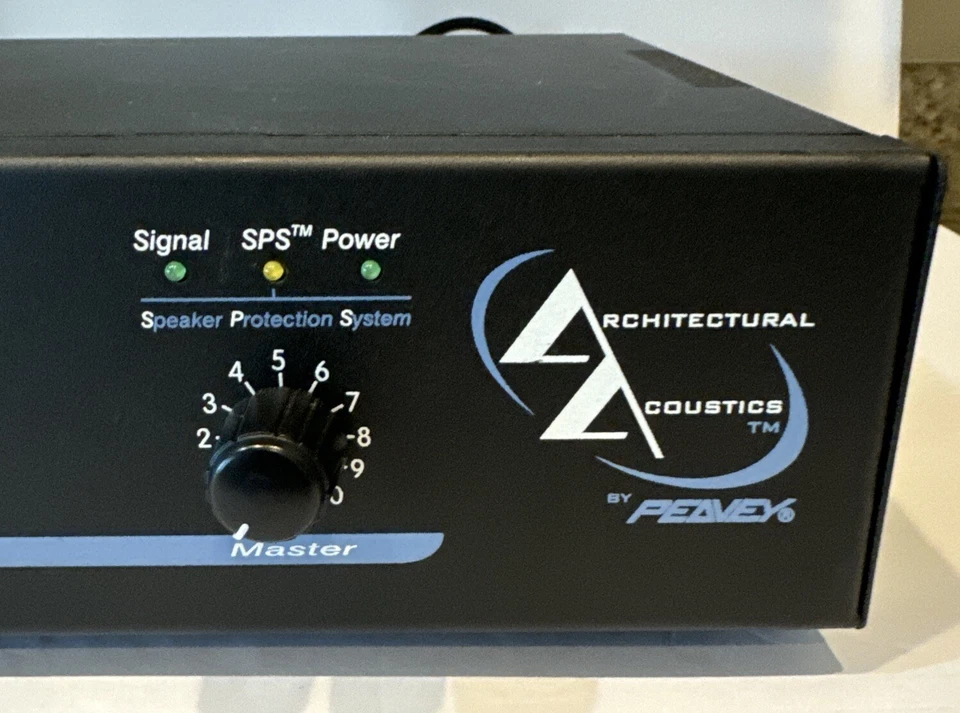 Peavey Power Amplifier IPA 1502 Industrial 150W Black Tested Made in USA - Image 2 of 4