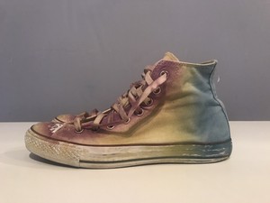 tie dye high top converse