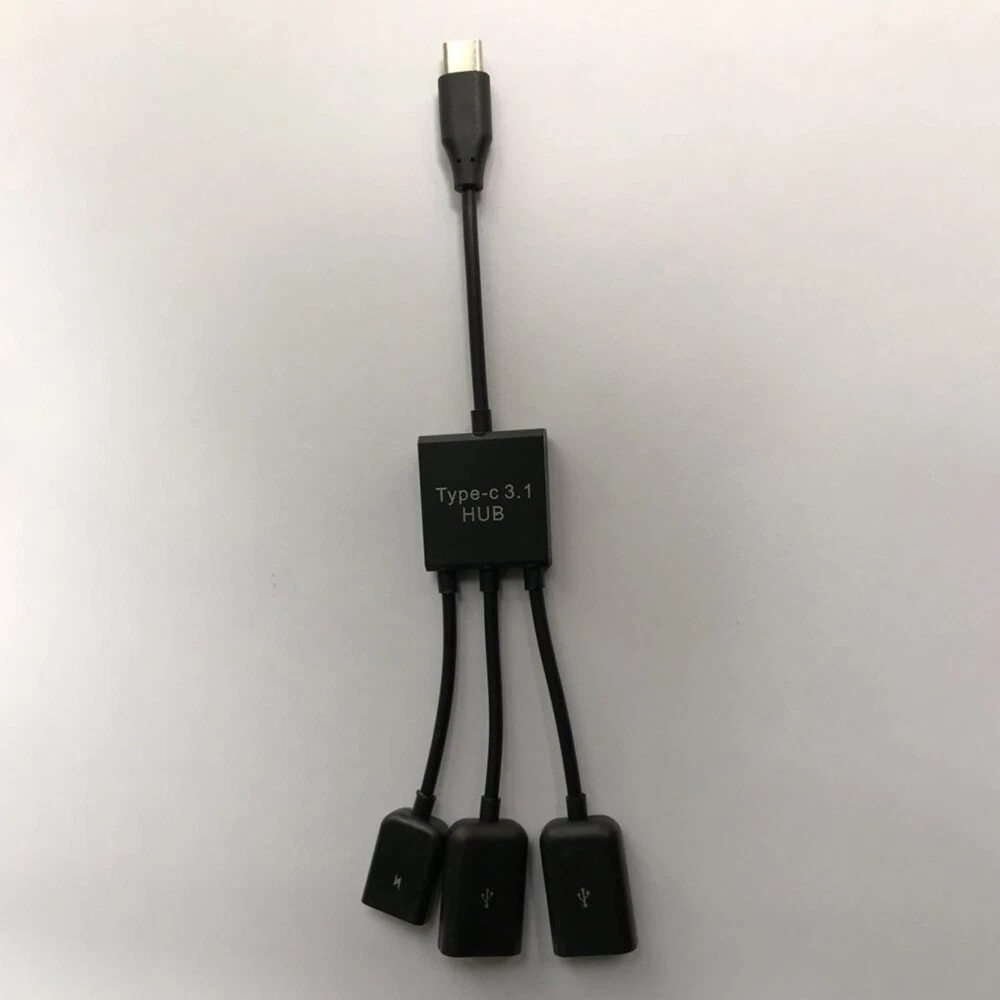 6-in-1 Multi-Port USB Hub with Charging Cable & Flash Drive Converter