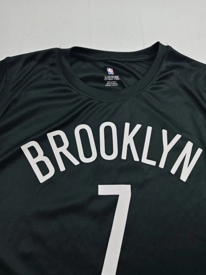 Brooklyn Nets Basketball Jersey Durant Boys Size XL 18-20 Black Shirt - Image 2 of 4