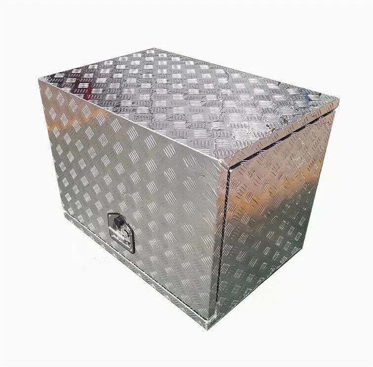 24"x15"x19" Aluminum Generator Tool Box Pickup Caravan Trailer Generator Toolbox - Image 4 of 4