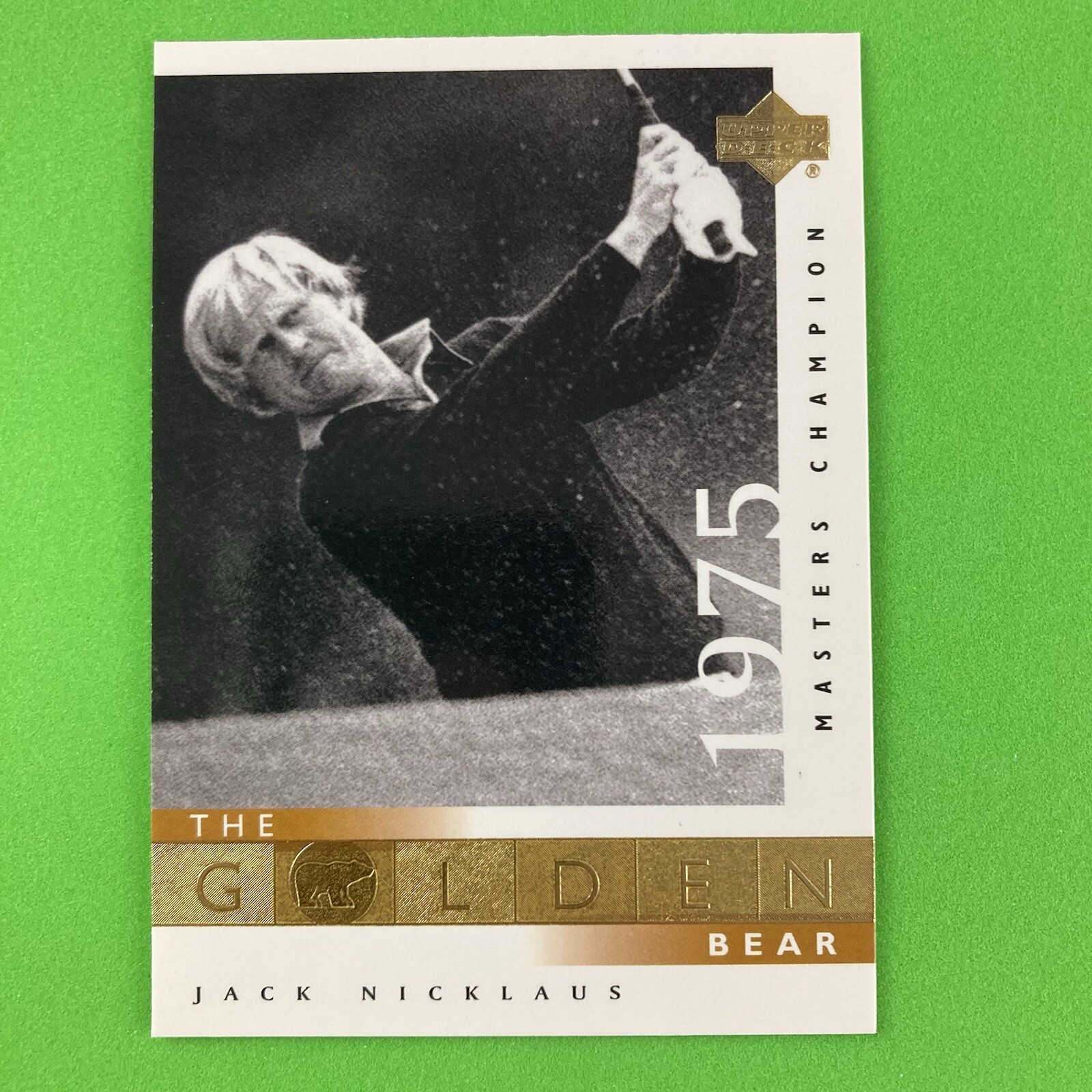 Jack Nicklaus 2001 Upper Deck Golf Card #118 PGA