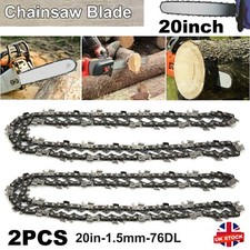 2Pcs 20inch 76 Drive Links Chainsaw Saw Chain Parts Tool New chainsaw blade