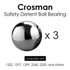  Set of 3 Crosman Safety Detent Ball Bearing for 1322 1377 2240 2250 2300 2400