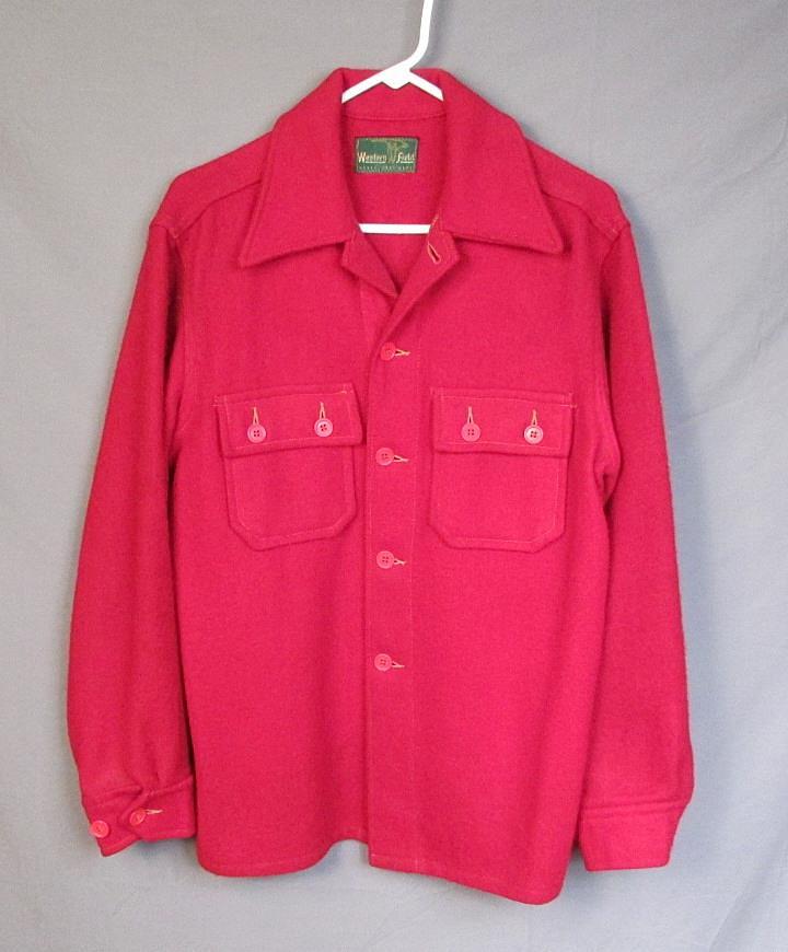 ヴィンテージ40s wool field shirt マチ付き 40s 50s vintage ヴィンテージ マチ付き ウール ワークシャツ