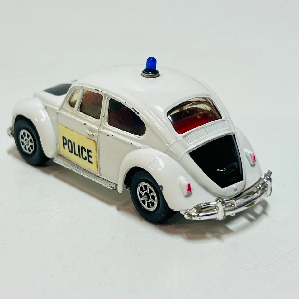 Corgi Toys - Whizzwheels - Police Volkswagen 1200 Saloon - 9 cm lang - GUT #3359 - Bild 2 von 4