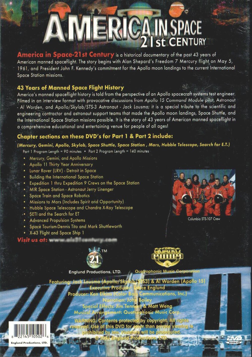 America in Space: 21st Century 2-Disc Set (DVD, 2004) | eBay