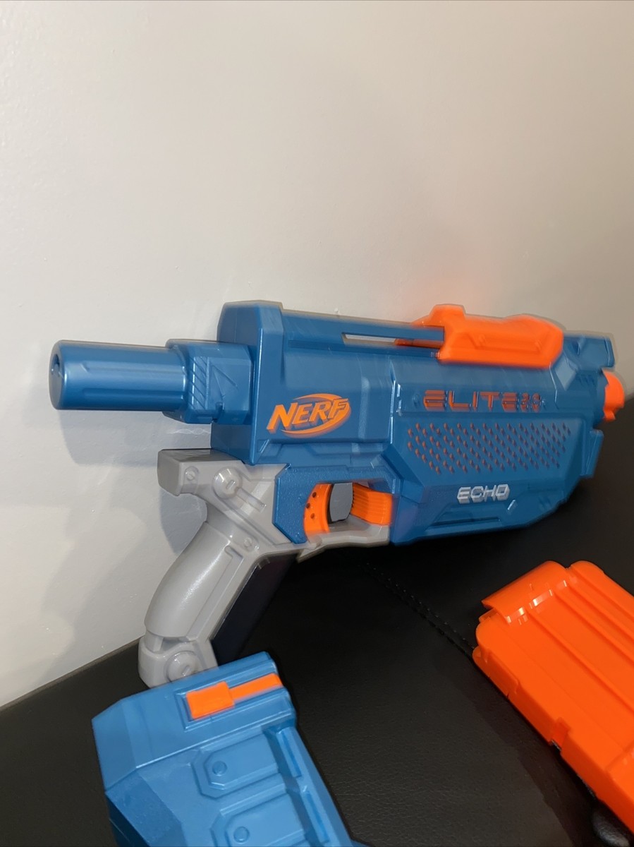 NERF Gun - ECHO CS-10 ELITE 2.0 Blaster With Clip And Stock No