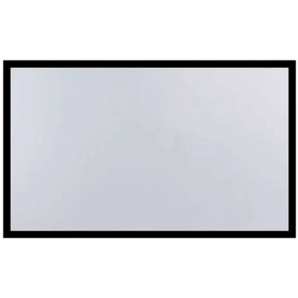 130inch Aluminum Fixed Frame 16:9 Projector Screen White Home Theater TV Movies - Image 3 of 4